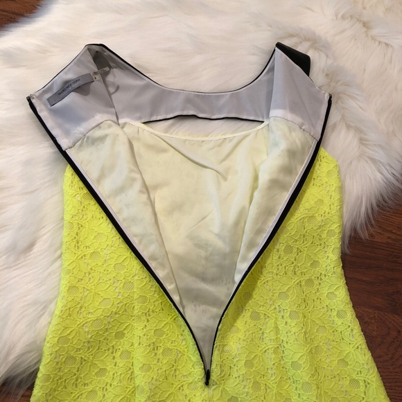 Marc New York highlighter faux leather lace dress - Picture 5 of 8